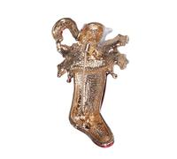 SOIMISS Broche Créative de Noël en Alliage Motif Chat et Chaussette Rouge Épingle de Vêtement pour Soirée et Présent Festif Accessoire Mode Unique pour Femmes et Filles