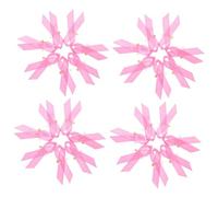 SOIMISS Broche Ruban Sensibilisation Cancer du Sein Délicate en Tissu Rose 100 Pièces pour Femmes Collecte de Fonds Événementiel Campagne Octobre