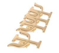 SOIMISS Broches en Alliage Élégantes Lettres Grecques pour Psychologues, Lot de 4 Pièces, Usage Polyvalent et Décoratif, Épingles Stylées pour Fêtes et Écoles