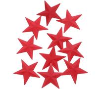 SOIMISS Broches Étoile à Cinq Branches en Aluminium Rouge, Lot de 10 Épingles de Chapeau et Paquet à Dos, Insignes Multifonctions pour Vêtements et Accessoires, Badges Décoratifs pour