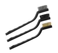 SOIMISS Brosse de Nettoyage Aquarium 3 Pièces Brosse Métallique, Manche Long, Compacte et Remplaçable, Grattoir pour Algues et Pierres, Outil Pratique pour Entretien Quotidien D’Aquarium