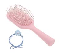 SOIMISS Brosse Démêlante Antistatique Peigne de Massage Brosse Coiffante Portable pour Cheveux Lisses Nœuds Outil Durable et Doux pour Types de Cheveux Rose