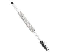 SOIMISS Brosse Sourcil Double Manche Tête Plate Inclinée Outil Maquillage Peigne Sourcils Cils Correcteur Portable