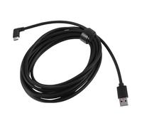 SOIMISS Câble USB 3.0 vers Type C Coudé 90° 4 Mètres, Câble de Transfert de Données et Charge Rapide, Ligne de Connexion Robuste, Usage VR et Électronique Portable, Matériel PVC Solide,