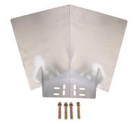 SOIMISS Cache Caméra Dôme en Acier Inoxydable Petite Taille Support Mural Protection Anti-intempéries Solaire pour Caméra de Sécurité Extérieure Imperméable et Résistante aux UV