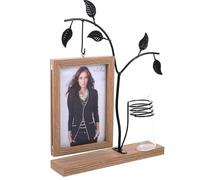SOIMISS Cadre Photo en Fer Forgé Lumineux Double Face pour Plantes et Photos, Décoration Hydroponique Moderne, Présent de Pendaison de Crémaillère pour Amis