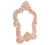 SOIMISS Cadre Photo Vintage en Bois Sculpté Baroque pour Mur Intérieur | Relief Ajouré, Texture Riche et Finition Soignée, Décoration Murale Marron pour Salon et Famille