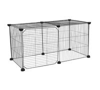 SOIMISS Cage Polyvalente pour Animaux Enclos pour Volaille et Petit Chien Intérieur et Extérieur