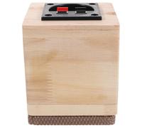 SOIMISS Caisson de Haut-Parleur Voiture en Bois Massif 15 Pouces Filtre Anti-Poussière Caisson Audio Vide Compatible Systèmes Audio Embarqués Enceinte Acoustique pour Voiture et Camion