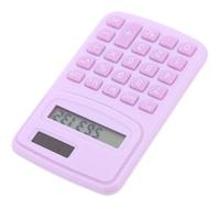 SOIMISS Calculatrice Portable Multifonction Petite Taille Couleur Lavande Calculatrice de Bureau en Plastique Légère Outil de Calcul pour Étudiants et Usage Scolaire