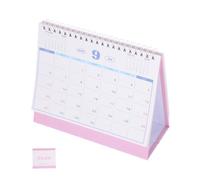 SOIMISS Calendrier de Bureau Minimaliste à Feuillets Épais Portable pour Enseignants et Planificateur Compact et Élégant