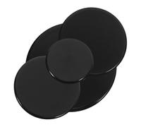 SOIMISS Capuchons de Brûleur à Gaz et Design Élégant à Lot de 4 en Aluminium et Fer Noir Construction Robuste pour Remplacement de Tête de Brûleur Domestique