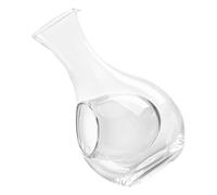 SOIMISS Carafe à Whisky en Cristal Transparente 360 Ml Encoche pour Glaçons Bouteille de Liqueur Design pour Service et Dégustation pour Bars Restaurants et Maison