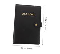 SOIMISS Carnet de Score Étanche PU Portable et Compact Pages pour Enregistrement Détaillé des Scores Outil Pratique pour Amateurs et Extérieur