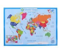 SOIMISS Carte Du Monde Garçon Fille Poster Éducatif Mural pour Chambre Garçon Fille Apprentissage Géographie Classe Maternelle
