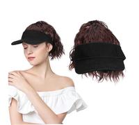SOIMISS Casquette De Baseball Perruque Queue De Cheval Chapeaux Pour Femmes Extensions De Cheveux En Queue De Cheval Perruque Courte Bonnet Chapeau