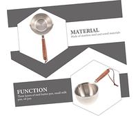 SOIMISS Casserole Inox avec Poignée Multifonction pour Lait Sauce et Œufs Compatible Gaz et Induction Poignée Ergonomique Brûlure