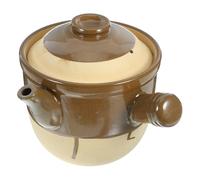SOIMISS Casserole Terre Cuite Traditionnelle Résistante Haute Température pour Médecine Chinoise Pot à Bouillir et Cuisson Polyvalente Utile pour Soupe et Hot Pot