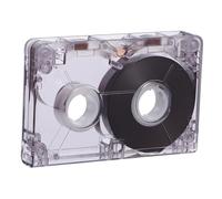 SOIMISS Cassette Audio Transparente Bande Vierge pour Enregistrement DIY Messages Musique Interviews Style Rétro Classique Denregistrement Continu