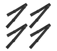 SOIMISS Ceinture de Chaise Haute Bébé et Polyester Noir 4pcs Design Ergonomique Mécanisme de Verrouillage Sécurisé pour Siège Dînette et Chaise Haute Usage Maison et Extérieur