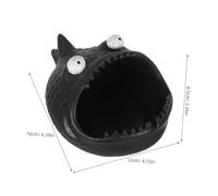 SOIMISS Cendrier Céramique Mini Portable Anti-vent Forme de Poisson Drôle Accessoire Décoratif pour Bureau et Extérieur Usage Intérieur et Jardin