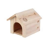 SOIMISS Chalet Triangle pour Écureuils et Chinchillas Maison Pin Étanche Protecteur Nichoir pour Rongeurs Fourniture pour Animaux de Compagnie