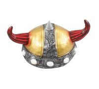 SOIMISS Chapeau Casque Viking Latex avec de Bœuf Accessoire pour Fête Carnaval et Cosplay Adulte