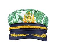 SOIMISS Chapeau de Capitaine Sailor - Bleu Marine - Admiral, Vert, M/L