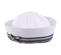 SOIMISS Chapeau Marin Femme Style Vintage avec Nœud Élégant Casquette Capitaine Bateau pour Cosplay et Fête Nautique Accessoire Photo et Costume