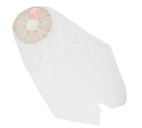 SOIMISS Chapeau Oriental en Bambou Léger avec Voile pour Femme, Design Traditionnel Élégant, Forme Conique Confortable, pour Spectacles sur Scène et Activités en Plein Air