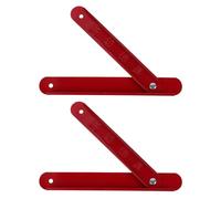 SOIMISS Charnières Universelles en Fer Rouge pour Échelle Pliante, Stabilisent et Fixent L’échelle Support Renforcé pour Usage Sécurisé