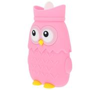 SOIMISS Chauffe-Mains d'hiver à Injection d'eau 1 Pièce, Poche d'eau Chaude Rechargeable, Chauffe-Mains Portable Rose pour Randonnée et Activités Extérieures, Bouillotte Compacte