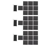 SOIMISS Chiffons de Nettoyage en Microfibre pour Lunettes et Écrans - Lot de 30 set de Chiffons Noirs 3 Pochettes Noires - Ultra Doux Réutilisables pour Verres Smartphones Tablettes