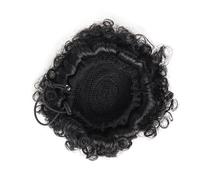 SOIMISS Chignon Afro Bouffant Synthétique avec Cordon Réglable Extension Queue de Cheval Courte Bou Noires Postiche Updo Messy Bun Polyvalent pour Mariages et Fêtes