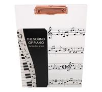 SOIMISS Classeur de Musique pour Partitions en Acrylique Transparent, Organiseur Polyvalent pour Piano et Enseignement, Protège Feuilles et Notes pour Musiciens et Étudiants
