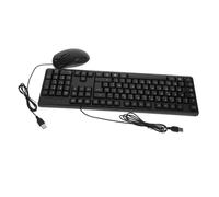 SOIMISS Clavier et Souris USB Filaire avec Pavillon Numérique pour Ordinateur Bureau Réponse Rapide Conception Ergonomique Française