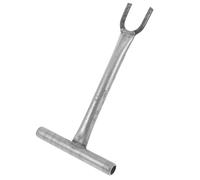 SOIMISS Clé pour Valve de Plomberie avec Poignée Ergonomique Outil Multifonction pour Coupure de Gaz et Valve Eau Clé Fonte avec Ouverture pour Maintenance Facile à Domicile et Propriétés