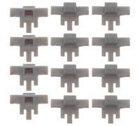 SOIMISS Clips de Charnière en Plastique 50 Pcs Limiteur d'Angle d'Ouverture pour Charnières de Porte d'Armoire à Fermeture Amortie Accessoires Solide pour Quincaillerie d'Armoire du