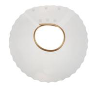 SOIMISS Collier Élisabéthain Ajustable Taille L pour Chien et Chat Collerette Post-Opératoire Transparente Légère Protection Médicale Anti-Léchage pour Convalescence Animale