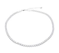 SOIMISS Collier Pendentif Clavicule en Zircon Blanc Résistant à l'Oxydation et Durable, Élégant pour Occasions Formelles et Cadeau de Saint-Valentin