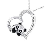 SOIMISS Collier Pendentif Cœur en Alliage avec Cristaux, Chaîne Clavicule Élégante, Bijou Femme Chic pour Saint Valentin, Présent Mère Fille Épouse, Accessoire Mode