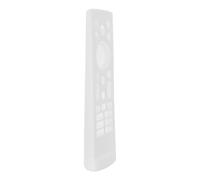 SOIMISS Coque de Télécommande en Silicone Blanche Étanche avec Grip Antidérapant et Cordon, Manchon de Protection pour Télécommande TV et Confortable