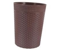 SOIMISS Corbeille à Déchets Imitation Rotin sans Couvercle Poubelle Maison Capacité pour Bureau et Chambre Contenant Ordures Stable et Facile à Nettoyer Décoration Pratique pour Salle de