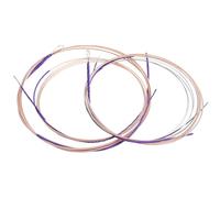 SOIMISS Cordes Professionnelles pour Pipa Chinoise en Acier, Jeu de 4 Cordes Simples At-40 pour Remplacement Précis, Adaptées aux Musiciens Débutants et Avancés