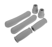 SOIMISS Coussinets de Béquille Aisselles Lot de 4 Set de Antidérapants en Caoutchouc pour Déambulateur Confort Support Ergonomique Adapté aux Personnes Âgées