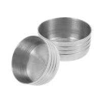 SOIMISS Couvercles de Tasses Anti-Éclaboussures en Acier Inoxydable 2 Pièces, Solide et Faciles à Nettoyer, Adaptés pour Shakers à Cocktails et Événements Festifs