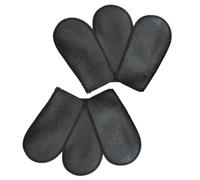 SOIMISS Couvre-pédales de piano en cuir noir, lot de 6, protections pour pédales de piano, accessoires pour piano, pour protection des pédales et piano à domicile