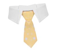 SOIMISS Cravate en Coton Polyester Or pour Animaux de Compagnie Motif Étoile Réglable et Chic, Accessoire de Toilettage pour Déguisement et Fêtes