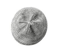 SOIMISS Creux- Out De Paille Béret Chapeau D été Tissé Français Chapeau Béret Basque Art de Voyage De Plage