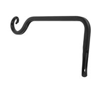 SOIMISS Crochet pour Jardinière Suspendue Multifonction pour Balcon et Jardin, Support Robuste Noir, Compatible Pots de Fleurs Variés, Fixation sans Outil, Extérieur Polyvalent